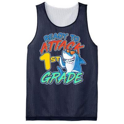 Ready To Attack 1st Grade Shark Mesh Reversible Basketball Jersey Tank