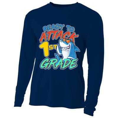 Ready To Attack 1st Grade Shark Cooling Performance Long Sleeve Crew
