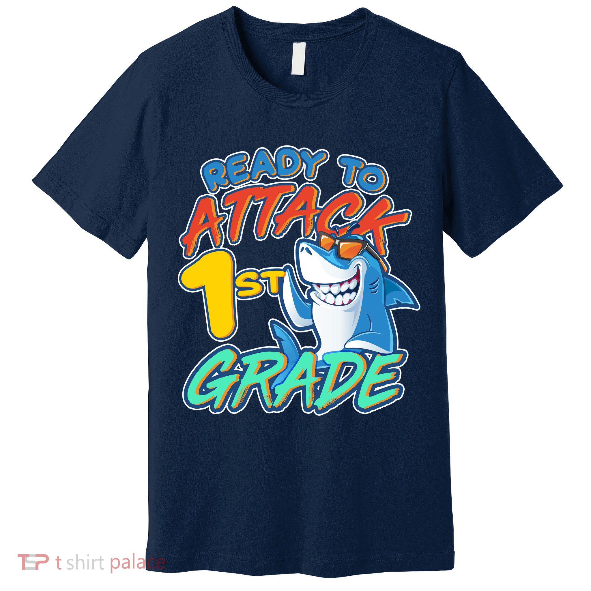 Ready To Attack 1st Grade Shark Premium T-Shirt