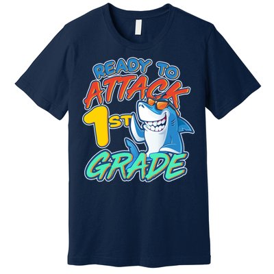 Ready To Attack 1st Grade Shark Premium T-Shirt