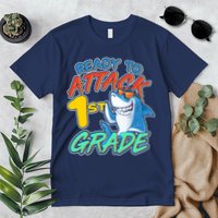 Ready To Attack 1st Grade Shark Premium T-Shirt