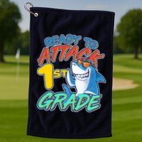 Ready To Attack 1st Grade Shark Golf Towel