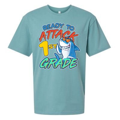 Ready To Attack 1st Grade Shark Sueded Cloud Jersey T-Shirt