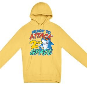 Ready to Attack 2nd Grade Shark Premium Pullover Hoodie