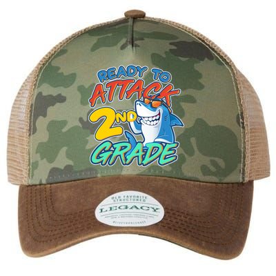Ready to Attack 2nd Grade Shark Legacy Tie Dye Trucker Hat
