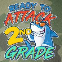 Ready to Attack 2nd Grade Shark Legacy Tie Dye Trucker Hat