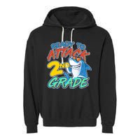 Ready to Attack 2nd Grade Shark Garment-Dyed Fleece Hoodie