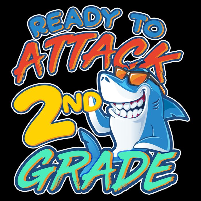 Ready to Attack 2nd Grade Shark Impact Tech Backpack