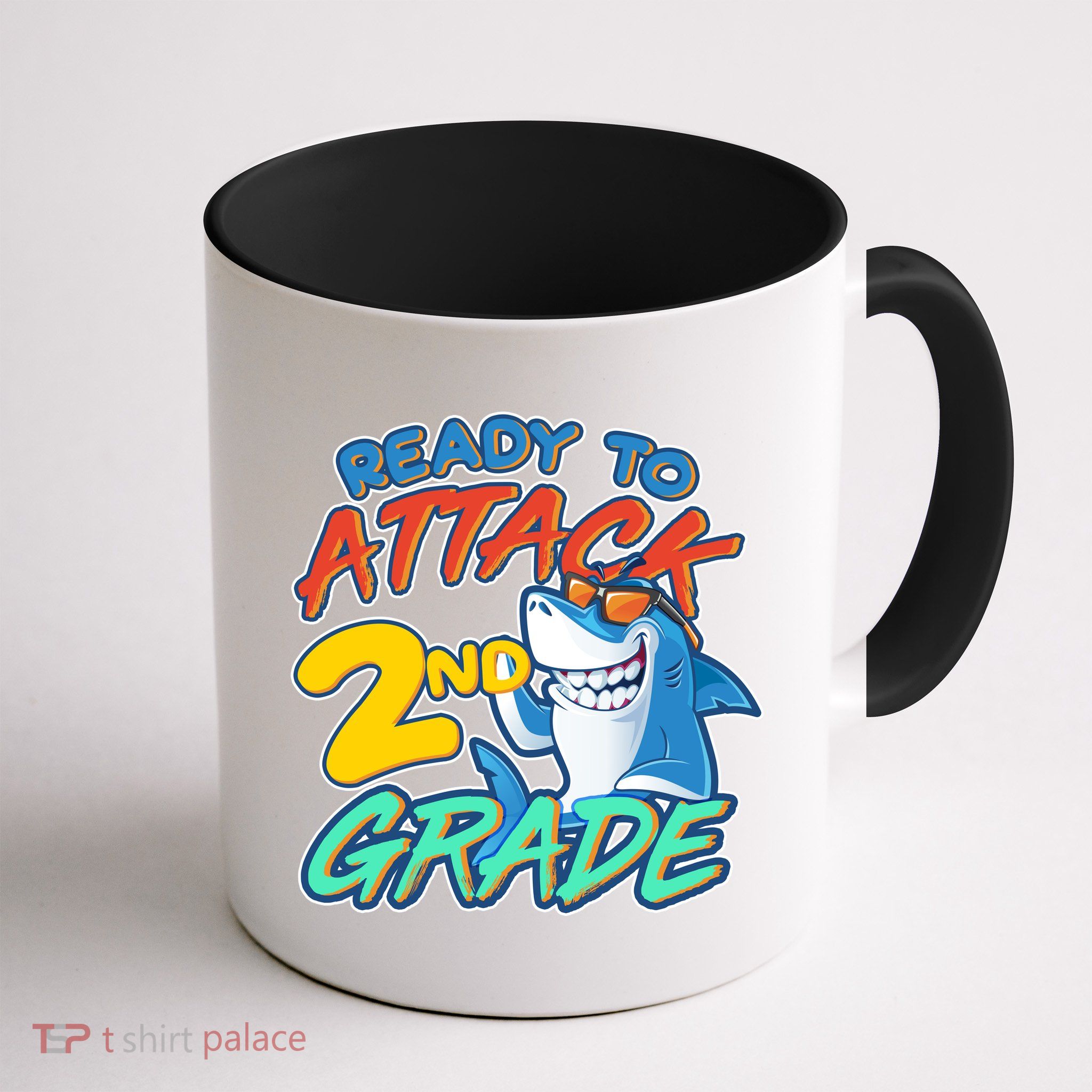 Ready to Attack 2nd Grade Shark Mug