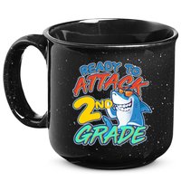 Ready to Attack 2nd Grade Shark 15oz Campfire Ceramic Mug
