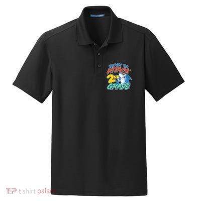 Ready to Attack 2nd Grade Shark Dry Zone Grid Polo