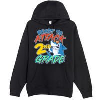 Ready to Attack 2nd Grade Shark Premium Pullover Hoodie