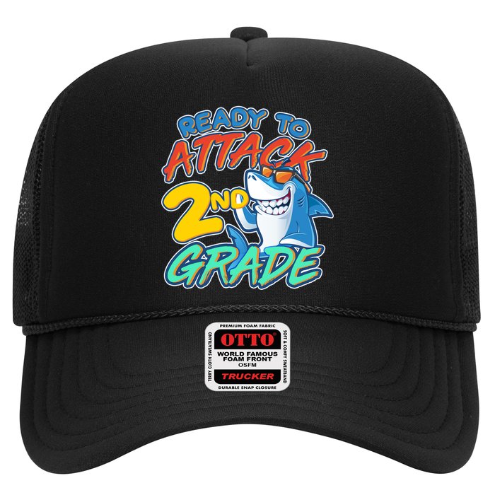 Ready to Attack 2nd Grade Shark Trucker Hat