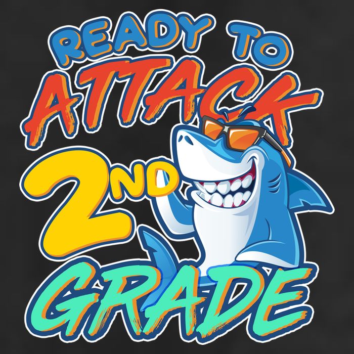 Ready to Attack 2nd Grade Shark Trucker Hat