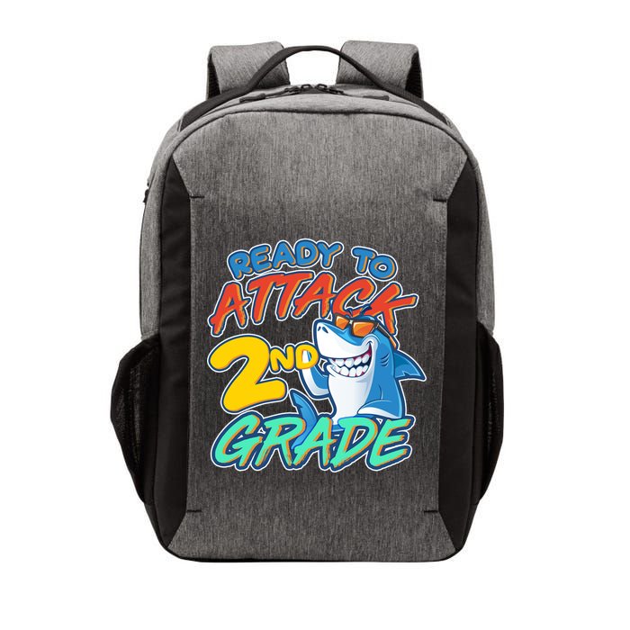 Ready to Attack 2nd Grade Shark Vector Backpack