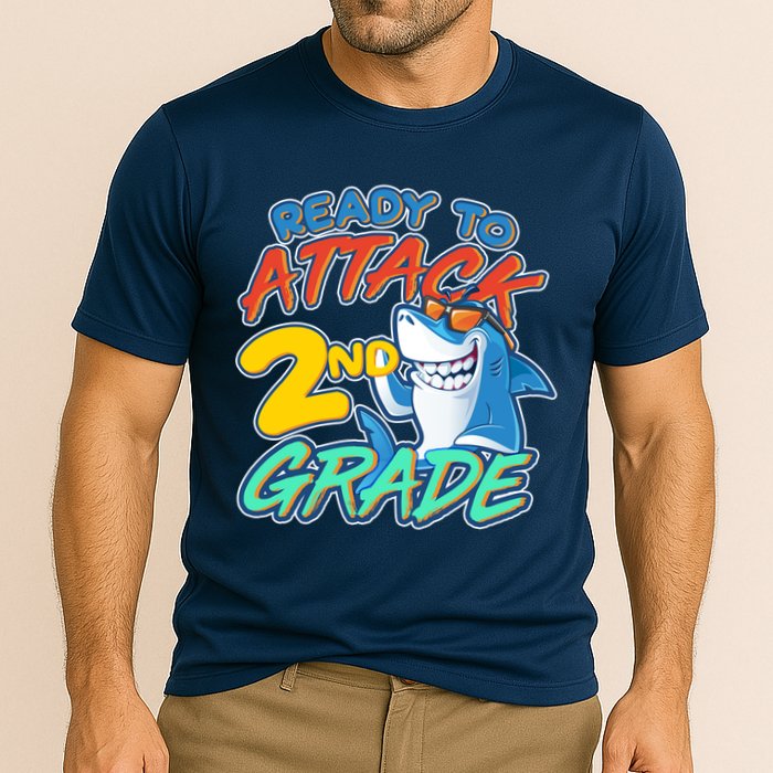 Ready to Attack 2nd Grade Shark Performance Shirt