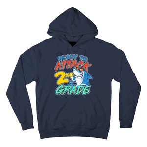 Ready to Attack 2nd Grade Shark Hoodie