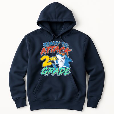 Ready to Attack 2nd Grade Shark Hoodie