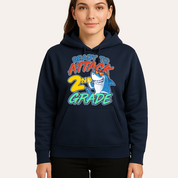 Ready to Attack 2nd Grade Shark Hoodie