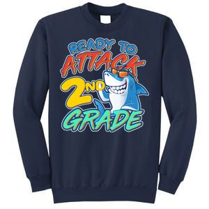 Ready to Attack 2nd Grade Shark Sweatshirt