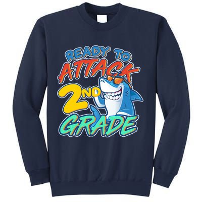 Ready to Attack 2nd Grade Shark Sweatshirt