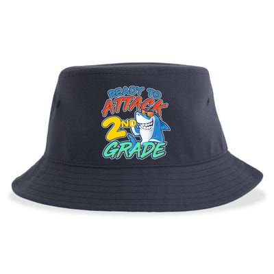 Ready to Attack 2nd Grade Shark Sustainable Bucket Hat