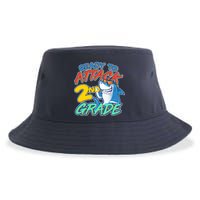 Ready to Attack 2nd Grade Shark Sustainable Bucket Hat