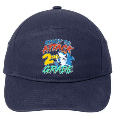 Ready to Attack 2nd Grade Shark 7-Panel Snapback Hat