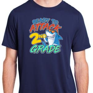 Ready to Attack 2nd Grade Shark Adult ChromaSoft Performance T-Shirt