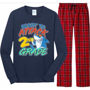 Ready to Attack 2nd Grade Shark Long Sleeve Pajama Set