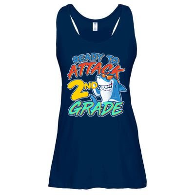 Ready to Attack 2nd Grade Shark Ladies Essential Flowy Tank