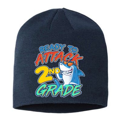 Ready to Attack 2nd Grade Shark Sustainable Beanie