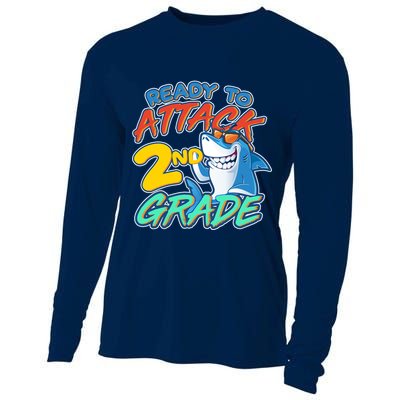 Ready to Attack 2nd Grade Shark Cooling Performance Long Sleeve Crew