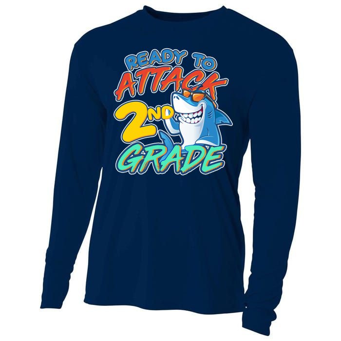 Ready to Attack 2nd Grade Shark Cooling Performance Long Sleeve Crew