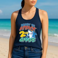 Ready to Attack 2nd Grade Shark Womens Tank Top
