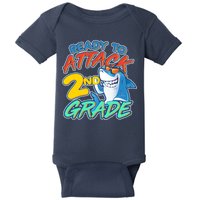 Ready to Attack 2nd Grade Shark Baby Bodysuit