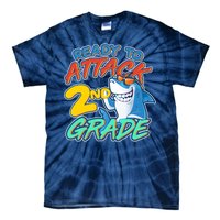 Ready to Attack 2nd Grade Shark Tie-Dye T-Shirt