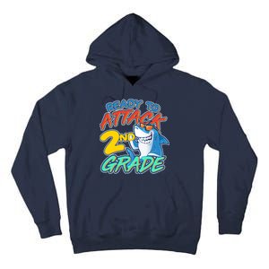 Ready to Attack 2nd Grade Shark Tall Hoodie