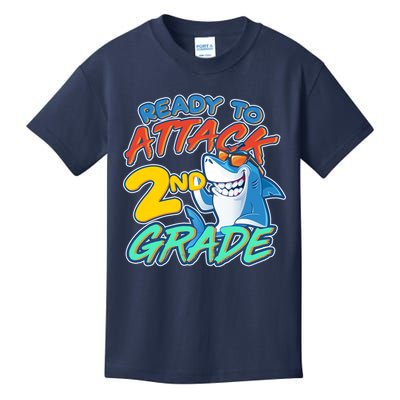 Ready to Attack 2nd Grade Shark Kids T-Shirt