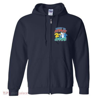 Ready to Attack 2nd Grade Shark Full Zip Hoodie
