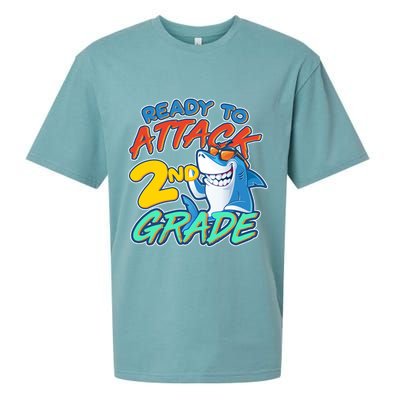 Ready to Attack 2nd Grade Shark Sueded Cloud Jersey T-Shirt