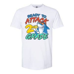 Ready to Attack 2nd Grade Shark Softstyle CVC T-Shirt