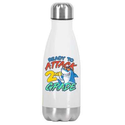 Ready to Attack 2nd Grade Shark Stainless Steel Insulated Water Bottle