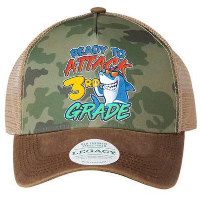 Ready To Attack 3rd Grade Shark Legacy Tie Dye Trucker Hat