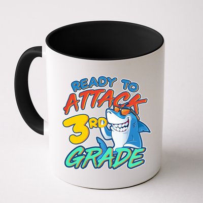 Ready To Attack 3rd Grade Shark Mug