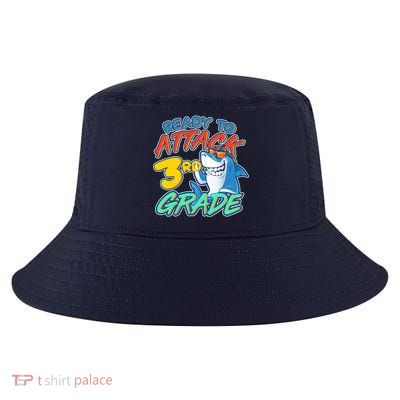 Ready To Attack 3rd Grade Shark Cool Comfort Performance Bucket Hat