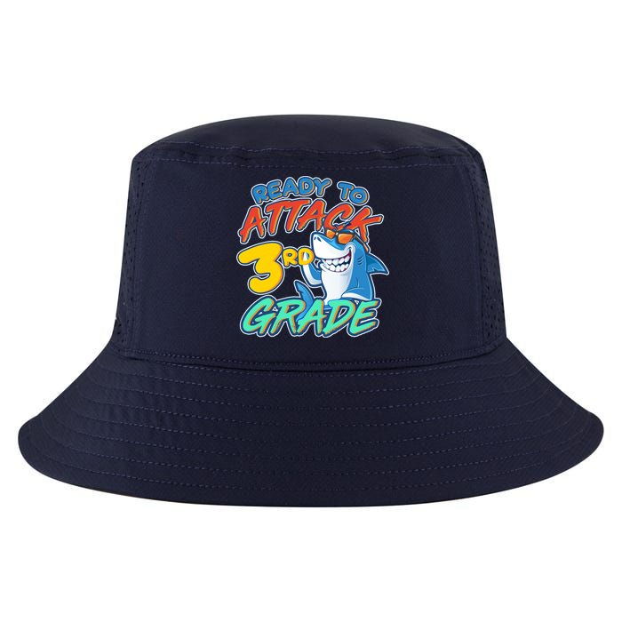 Ready To Attack 3rd Grade Shark Cool Comfort Performance Bucket Hat