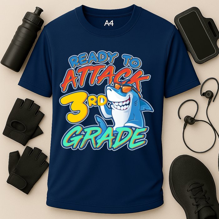 Ready To Attack 3rd Grade Shark Performance Shirt