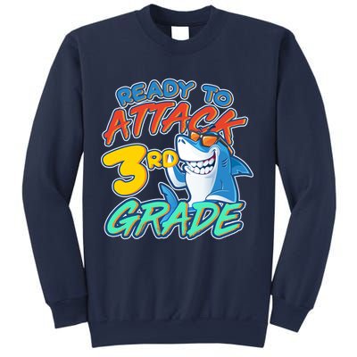 Ready To Attack 3rd Grade Shark Sweatshirt