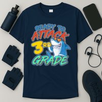 Ready To Attack 3rd Grade Shark T-Shirt